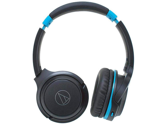 AUDIO TECHNICA ATH-S200BT BLUETOOTH HEADPHONES (BLACK BLUE)