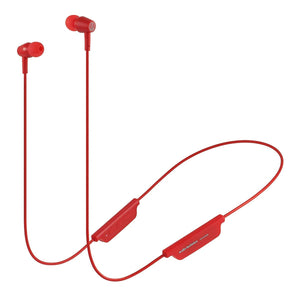 AUDIO-TECHNICA ATH-CLR100BT BLUETOOTH EARPHONES (RED)