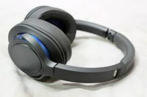 AUDIO TECHNICA ATH-WS660BT BLUETOOTH HEADPHONES (GREY BLUE)