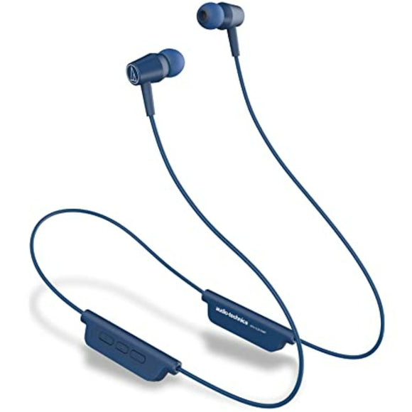 Audio-Technica ATH-CLR100BT BLUETOOTH EARPHONES (BLUE)
