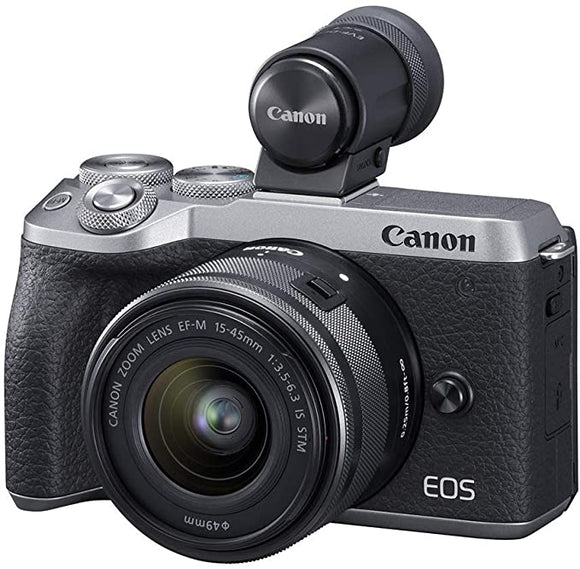 Canon EOS M6 Mark II Kit (EF M15-45mm f/3.5-6.3 IS STM, Black)