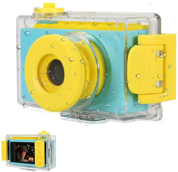 OAXIS MYFIRST CAMERA - 5 MEGA PIXEL MINI SIZE CAMERA FOR KIDS WITH SD CARD SUPPORT (BLUE)
