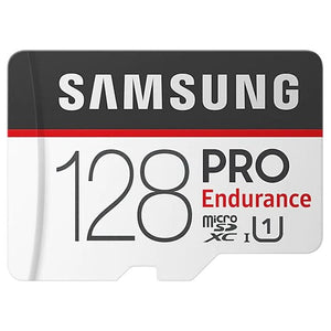 SAMSUNG MICROSDXC PRO ENDURANCE MEMORY CARD W ADAPTER 128GB